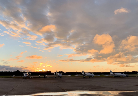 Hunter's sunrise fleet pic Hunter's sunrise fleet pic